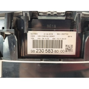Recambio de cuadro instrumentos para citroën c3 iii (sx) 1.2 vti 82 referencia OEM IAM 9823058380  