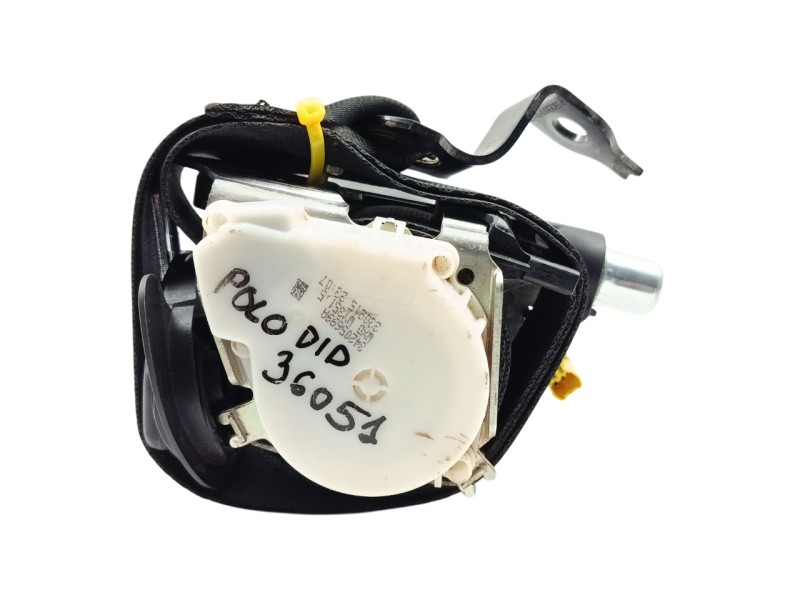 Recambio de cinturon seguridad delantero derecho para volkswagen polo (6c1) comfortline bluemotion referencia OEM IAM 6R4857706B