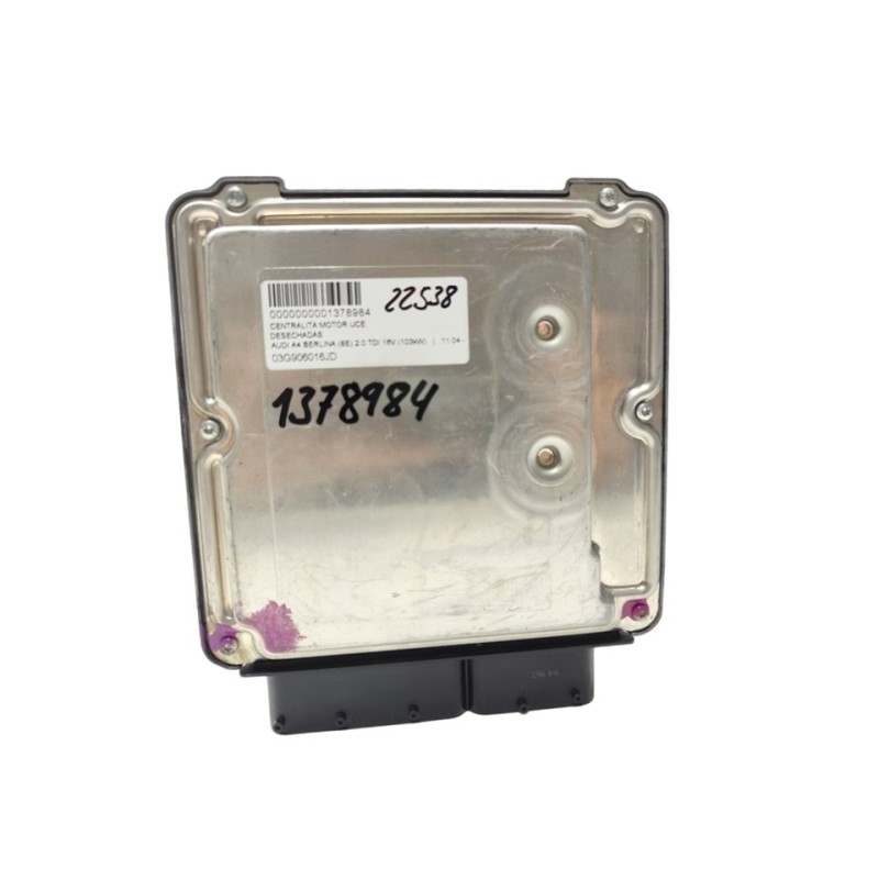 Recambio de centralita motor uce para audi a4 berlina (8e) 2.0 tdi 16v (103kw) referencia OEM IAM 03G906016JD  