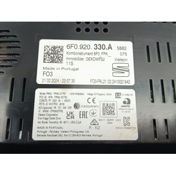 Recambio de cuadro instrumentos para seat ibiza (kj1) style referencia OEM IAM 6F0920330A  