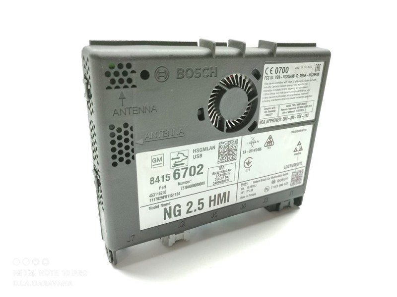 Recambio de modulo electronico para opel astra k (b16) 1.6 cdti (68) referencia OEM IAM 84156702  