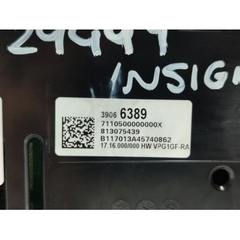 Recambio de cuadro instrumentos para opel insignia berlina 1.6 16v cdti dpf referencia OEM IAM 813075439  