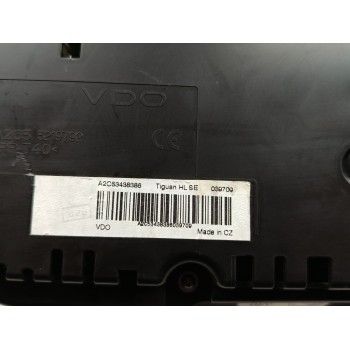 Recambio de cuadro instrumentos para volkswagen tiguan (5n2) advance bluemotion referencia OEM IAM 5N0920872C / 5N1857001J6T6  