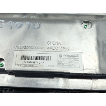 Recambio de pantalla multifuncion para bmw serie 5 touring (f11) 535i referencia OEM IAM 9284974 928497401H 