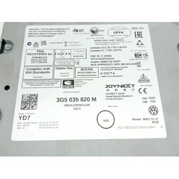 Recambio de modulo electronico para volkswagen t-cross (c11, d31) 1.0 tsi referencia OEM IAM 3G5035820M  