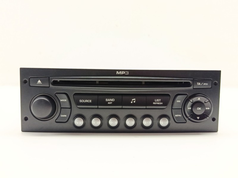Recambio de sistema audio / radio cd para peugeot partner kombi premium referencia OEM IAM 9666393777  