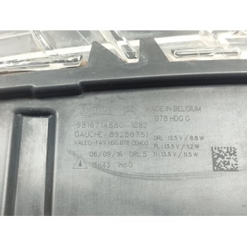 Recambio de piloto delantero izquierdo para citroën c4 picasso shine referencia OEM IAM 9816714880  
