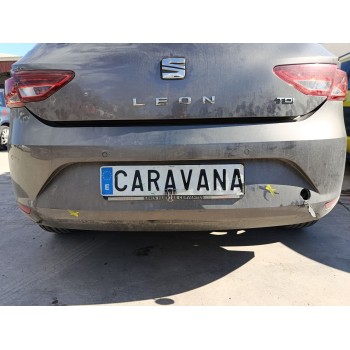 Recambio de paragolpes trasero para seat leon (5f1) 1.6 tdi referencia OEM IAM 5F0807421GRU  