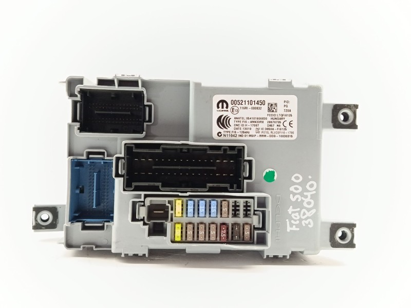 Recambio de caja reles / fusibles para fiat 500 (312_) 1.2 (312axa1a) referencia OEM IAM 521101450  