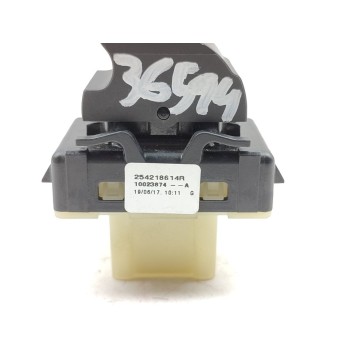 Recambio de mando elevalunas trasero derecho para renault captur life referencia OEM IAM 254218614R  