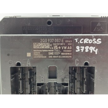 Recambio de modulo electronico para volkswagen t-cross (c11, d31) 1.0 tsi referencia OEM IAM 2Q0937087E / 2Q0937087C  