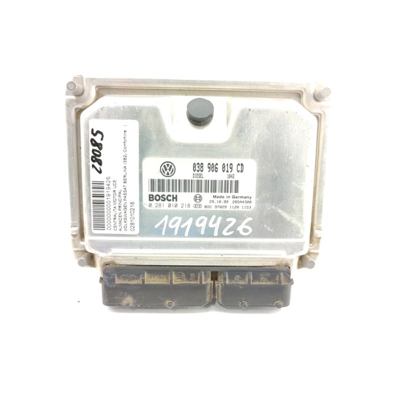 Recambio de centralita motor uce para volkswagen passat berlina (3b2) comfortline referencia OEM IAM 0281010218  