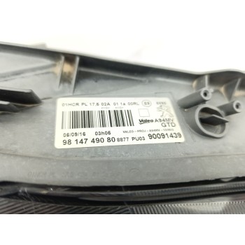 Recambio de faro izquierdo para peugeot 2008 (--.2013) allure referencia OEM IAM 9814749080  