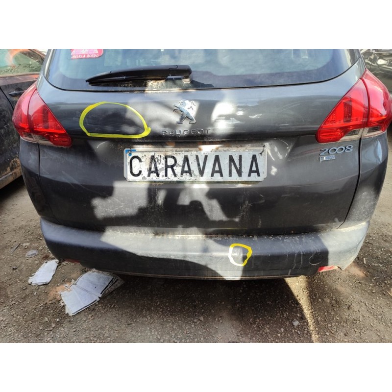 Recambio de paragolpes trasero para peugeot 2008 (--.2013) active referencia OEM IAM 1610115980  