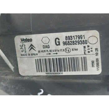 Recambio de faro izquierdo para peugeot partner kombi premium referencia OEM IAM 6208K4 / 9682829380  