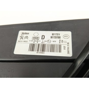Recambio de faro derecho para citroën c-elysee (dd_) 1.5 bluehdi 100 referencia OEM IAM 9817297880  