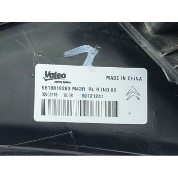 Recambio de piloto trasero derecho para citroën c-elysee (dd_) 1.5 bluehdi 100 referencia OEM IAM 9818810280  