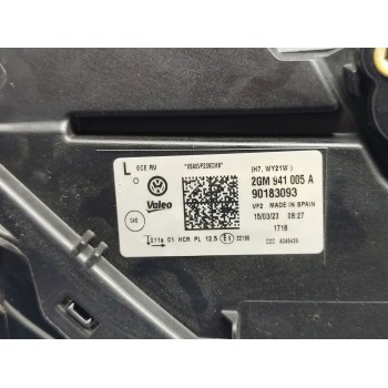 Recambio de faro izquierdo para volkswagen t-cross (c11, d31) 1.0 tsi referencia OEM IAM 2GM941005A  