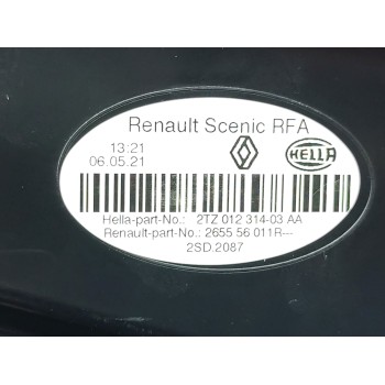 Recambio de piloto trasero izquierdo interior para renault scenic iv grand black edition referencia OEM IAM 265556011R  