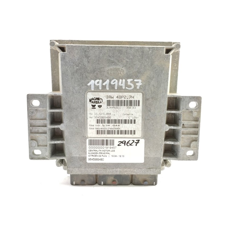 Recambio de centralita motor uce para citroën c2 furio referencia OEM IAM 9645989480  