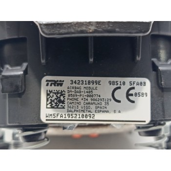 Recambio de kit airbag para nissan micra v (k14) 1.0 dig-t 117 referencia OEM IAM 985105FA0B  