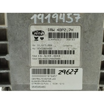 Recambio de centralita motor uce para citroën c2 furio referencia OEM IAM 9645989480  