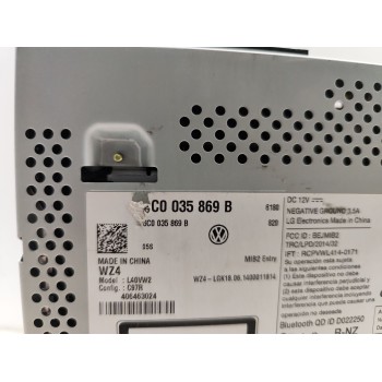 Recambio de pantalla multifuncion para volkswagen polo (6c1) edition bluemotion referencia OEM IAM 6C0035869B  