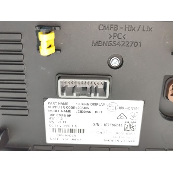 Recambio de pantalla multifuncion para renault arkana (eu version) intens referencia OEM IAM 280916427R  