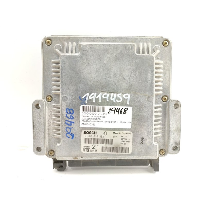 Recambio de centralita motor uce para peugeot 406 berlina (s1/s2) stdt referencia OEM IAM 0281010363  