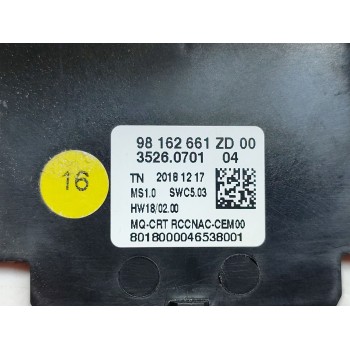 Recambio de pantalla multifuncion para peugeot rifter 1.2 puretech 110 referencia OEM IAM 98162661ZD  