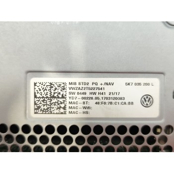 Recambio de pantalla multifuncion para volkswagen scirocco iii (137, 138) 1.4 tsi referencia OEM IAM 5K7035200L  