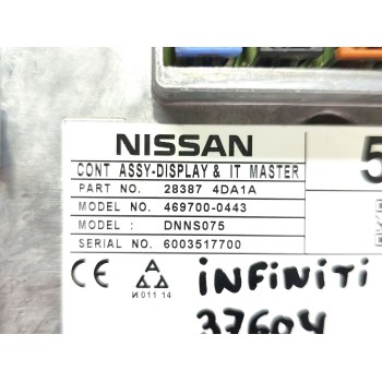 Recambio de pantalla multifuncion para infiniti qx30 premium referencia OEM IAM 283874DA1A  