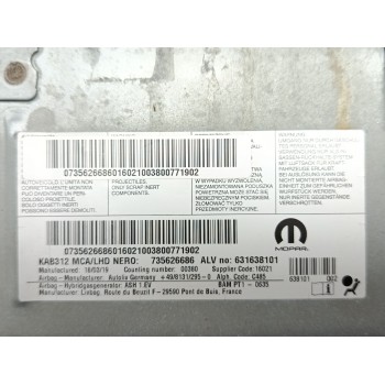 Recambio de airbag rodilla delantero izquierdo para fiat 500 (312_) 1.2 (312axa1a) referencia OEM IAM 07356266860  