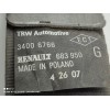 Recambio de cinturon seguridad trasero izquierdo para renault clio iii exception referencia OEM IAM 34006766  