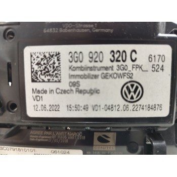 Recambio de cuadro instrumentos para volkswagen tiguan (ax1) r-line 4motion referencia OEM IAM 3G0920320C  