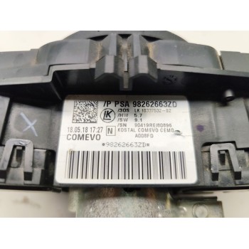 Recambio de mando luces para citroën c4 cactus 1.2 thp 110 referencia OEM IAM 98262663ZD  