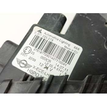 Recambio de faro izquierdo para bmw mini cabrio (r57) cooper referencia OEM IAM 63127269983  