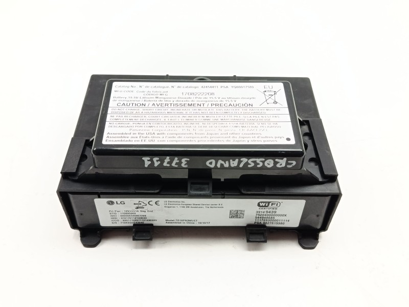 Recambio de modulo electronico para opel crossland x / crossland (p17, p2qo) 1.6 turbo d (75) referencia OEM IAM 39149439  