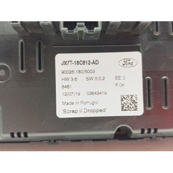 Recambio de mando climatizador para ford focus iv (hn) 1.0 ecoboost referencia OEM IAM JX7T18C612AD  