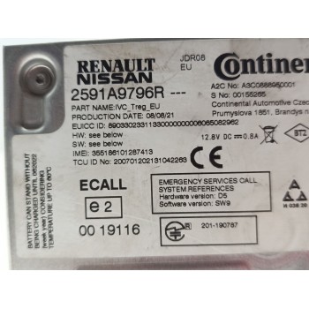 Recambio de modulo electronico para renault clio v (b7_) 1.5 blue dci 85 (b7ag) referencia OEM IAM 2591A9796R  