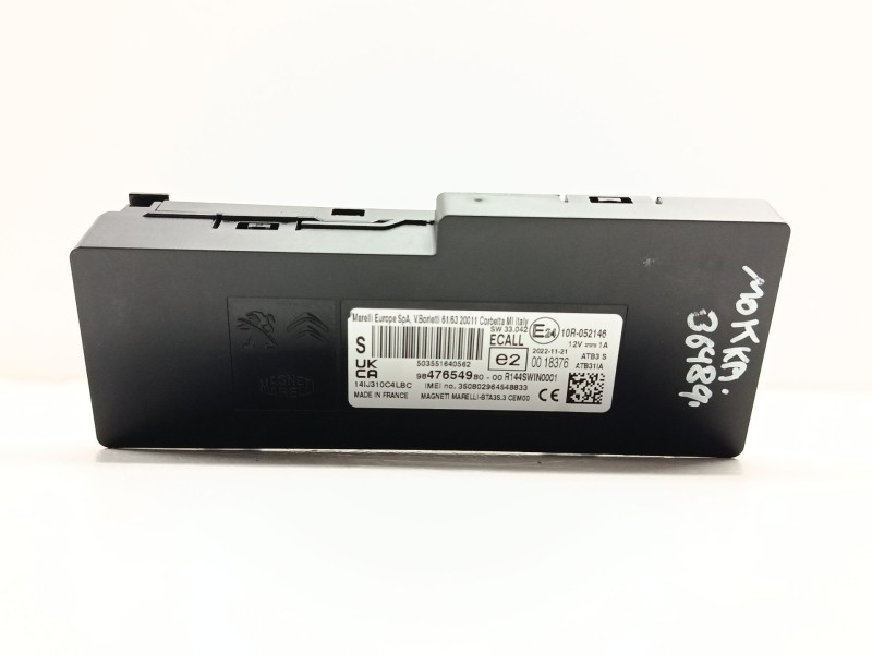 Recambio de modulo electronico para opel mokka 1.2 (76) referencia OEM IAM 9847654980  