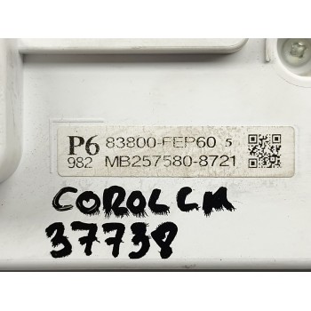Recambio de cuadro instrumentos para toyota corolla touring sports (e21) hybrid active referencia OEM IAM 83800FEP60  