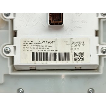 Recambio de cuadro instrumentos para peugeot 208 i (ca_, cc_) 1.6 bluehdi 100 referencia OEM IAM 9822915480  