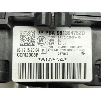 Recambio de mando multifuncion para citroën c4 cactus shine edition referencia OEM IAM 98139475ZD  