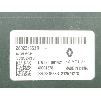 Recambio de modulo electronico para renault arkana (eu version) intens referencia OEM IAM 280231553R  