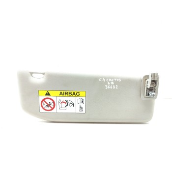 Recambio de parasol derecho para citroën c4 cactus 1.2 thp 110 referencia OEM IAM 98115412BJ  