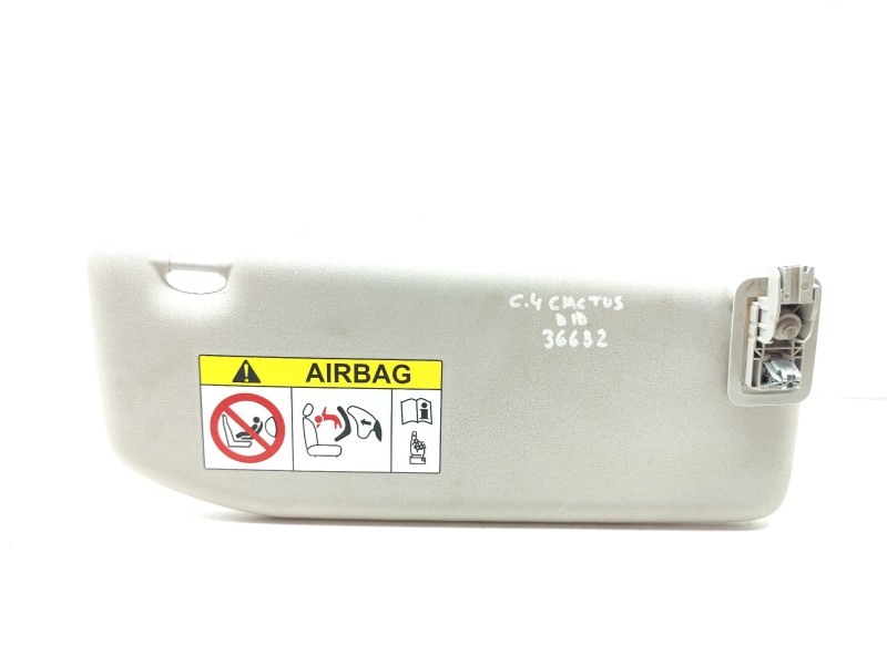 Recambio de parasol derecho para citroën c4 cactus 1.2 thp 110 referencia OEM IAM 98115412BJ  