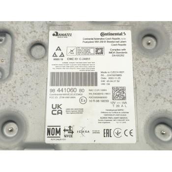 Recambio de sistema audio / radio cd para opel mokka 1.2 (76) referencia OEM IAM 9844106080  