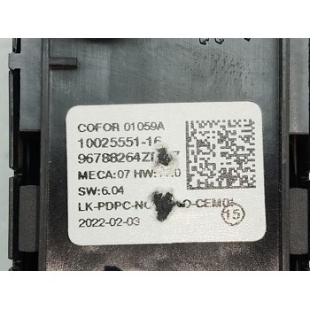 Recambio de mando elevalunas delantero izquierdo para peugeot 208 (p2) allure pack referencia OEM IAM 96788264ZD  