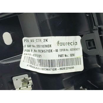 Recambio de rejilla aireadora para peugeot 208 (p2) allure pack referencia OEM IAM 98432306XU  